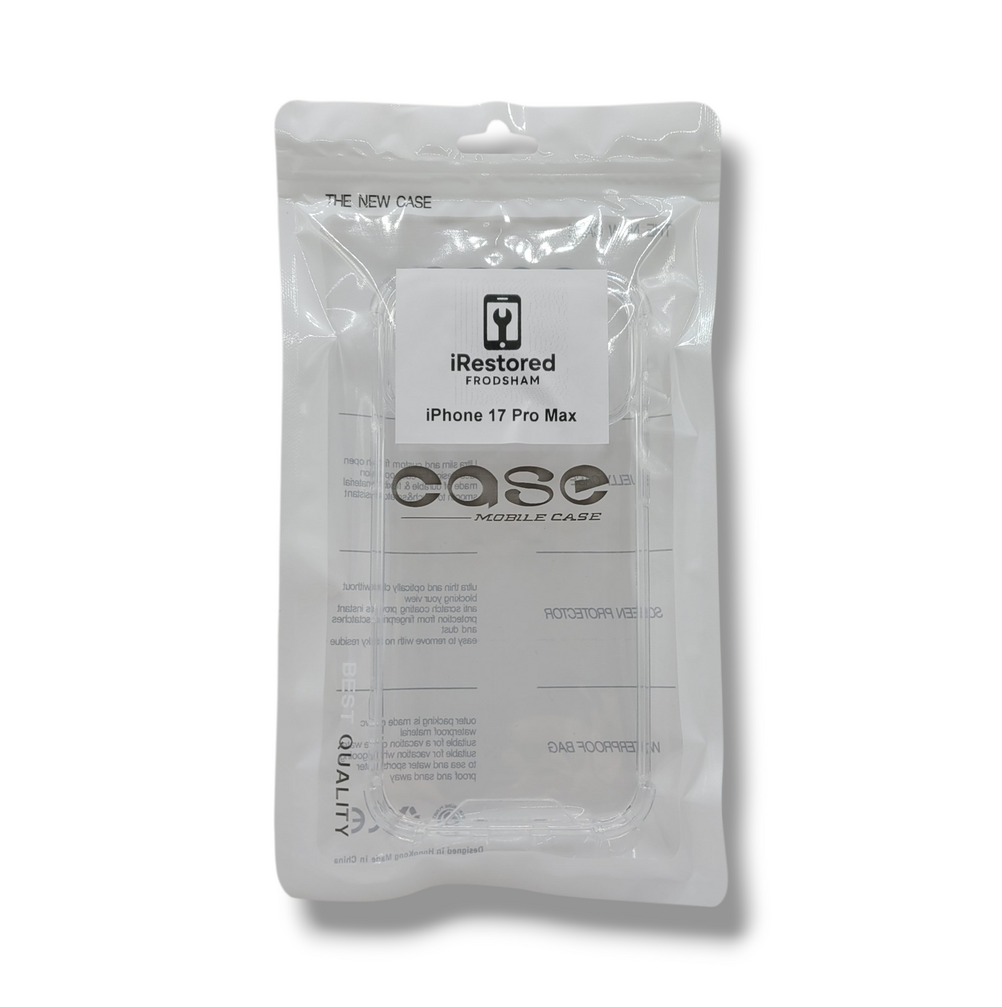 iPhone 17 Pro Max Clear Gel Case