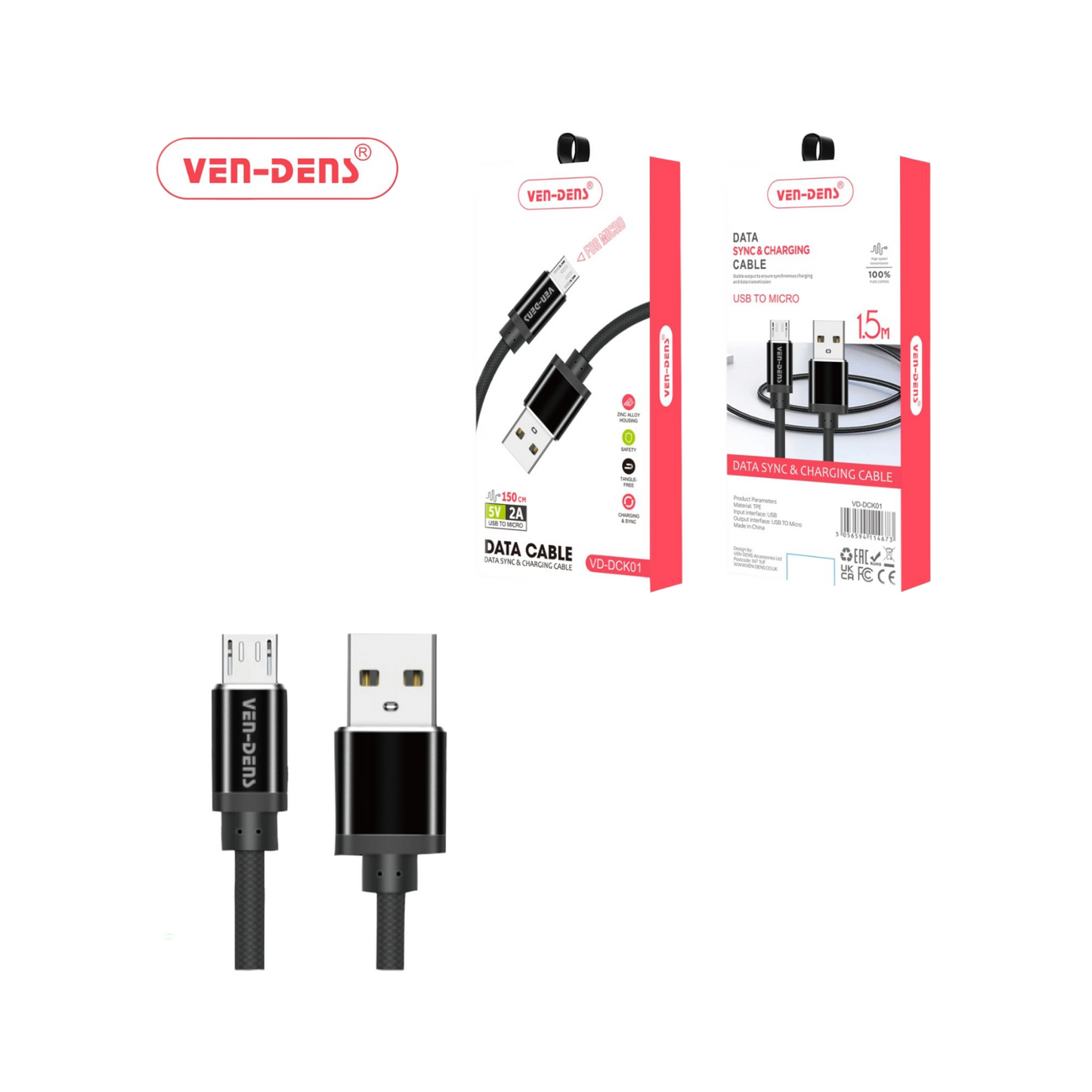 USB to Micro USB Data Cable