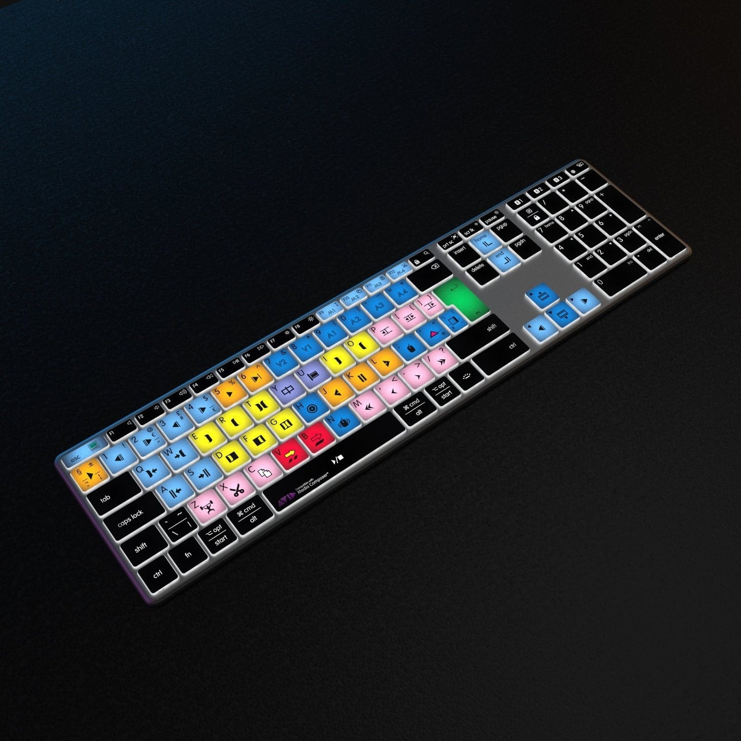 NEW Media Composer Keyboard | Backlit & Wireless | Mac and PC