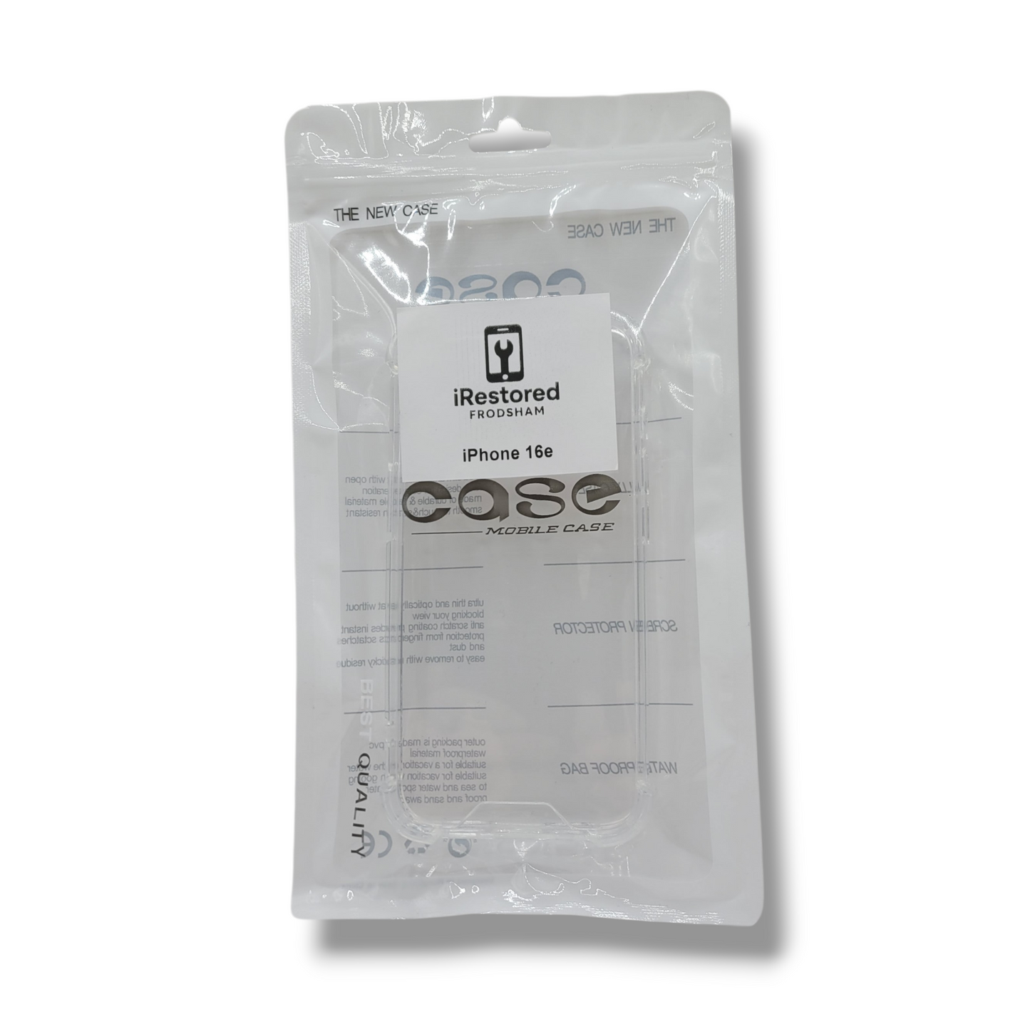 iPhone 16e Clear Gel Case