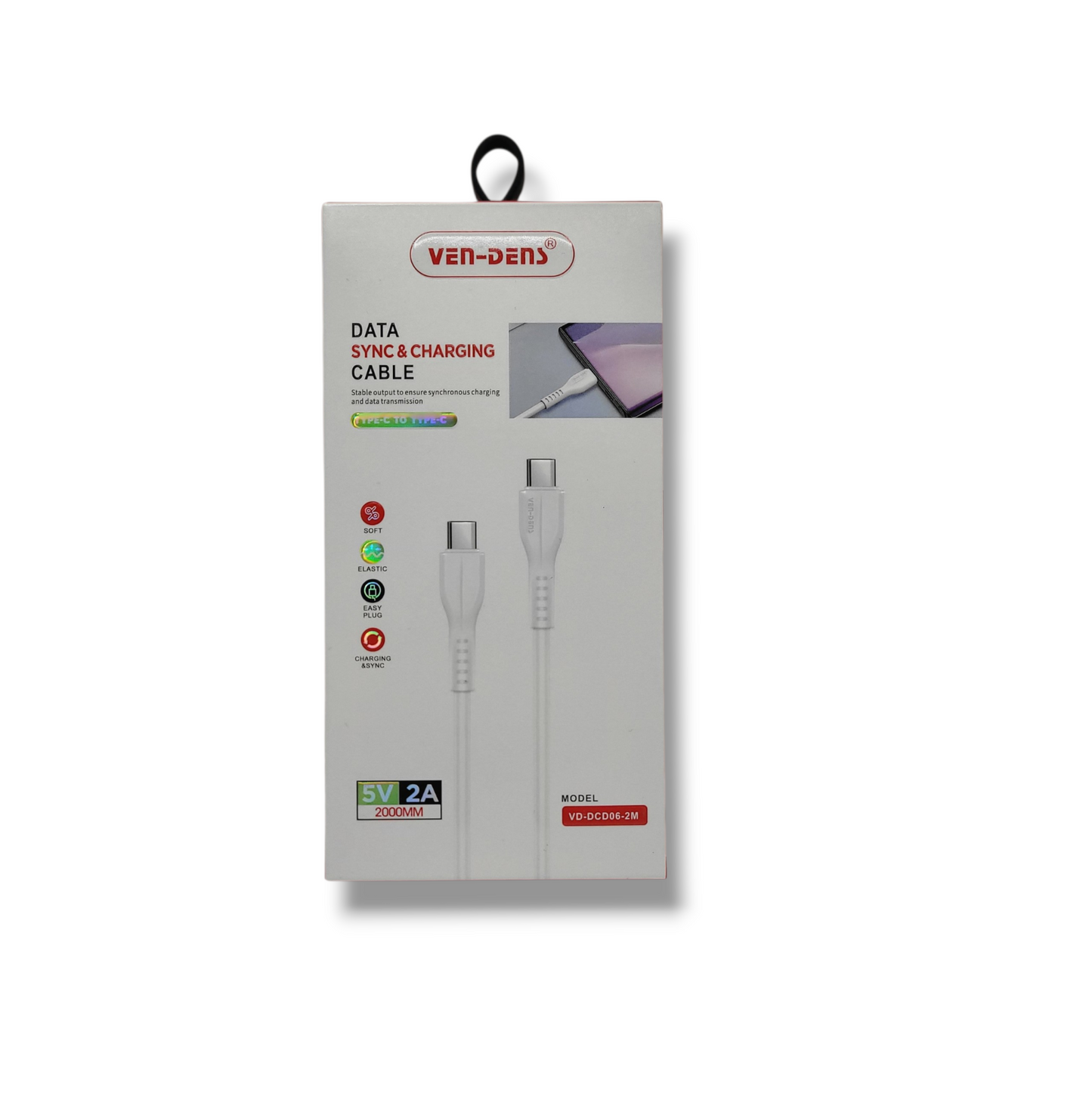 USB-C to USB-C Charging Cable 2M