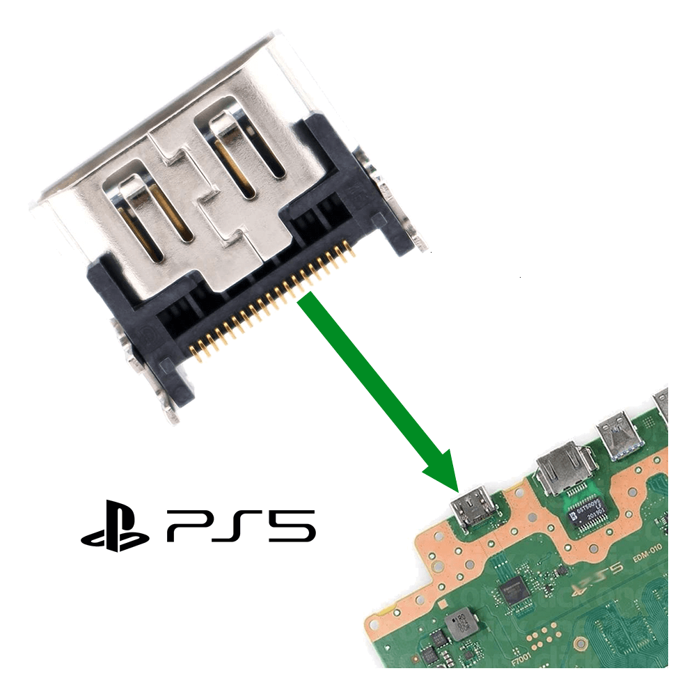 Playstation 5 HDMI Port Replacement (STANDARD, SLIM, PRO)