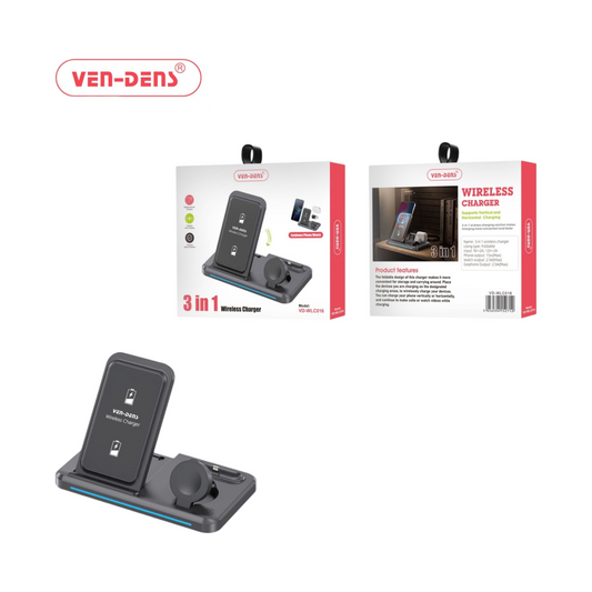 3 in 1 Wireless Charging Station