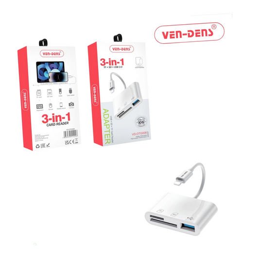 3 in 1 Card Reader Adapter