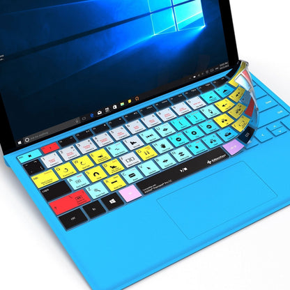 Adobe Premiere Pro Keyboard Covers for Microsoft Surface Line