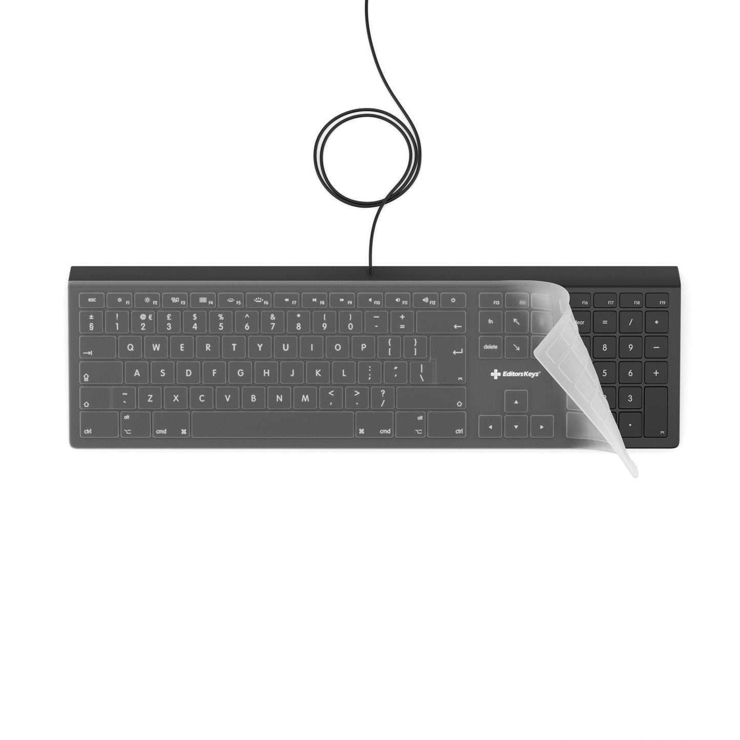 Clear Protection Cover for  Wired Backlit Keyboard