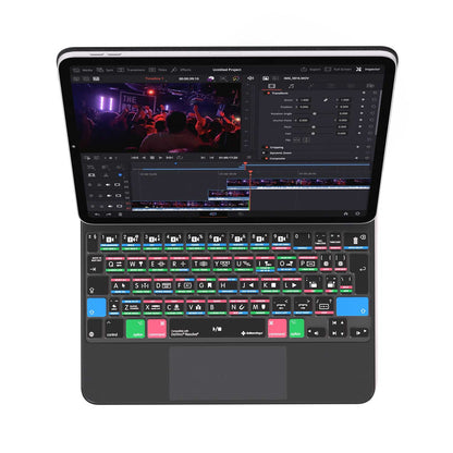 Davinci Resolve Keyboard Cover for iPad Magic Case