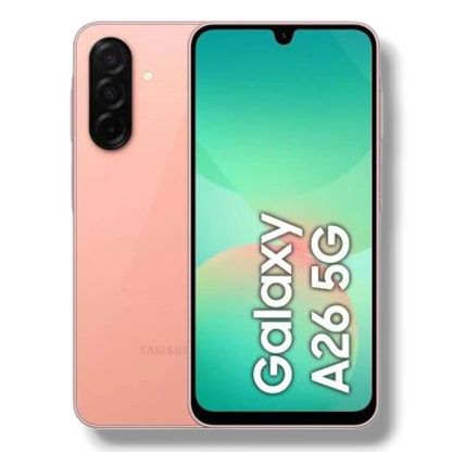 Samsung Galaxy A26 5G - Pink - 128GB - New - Unlocked (SPT4510)