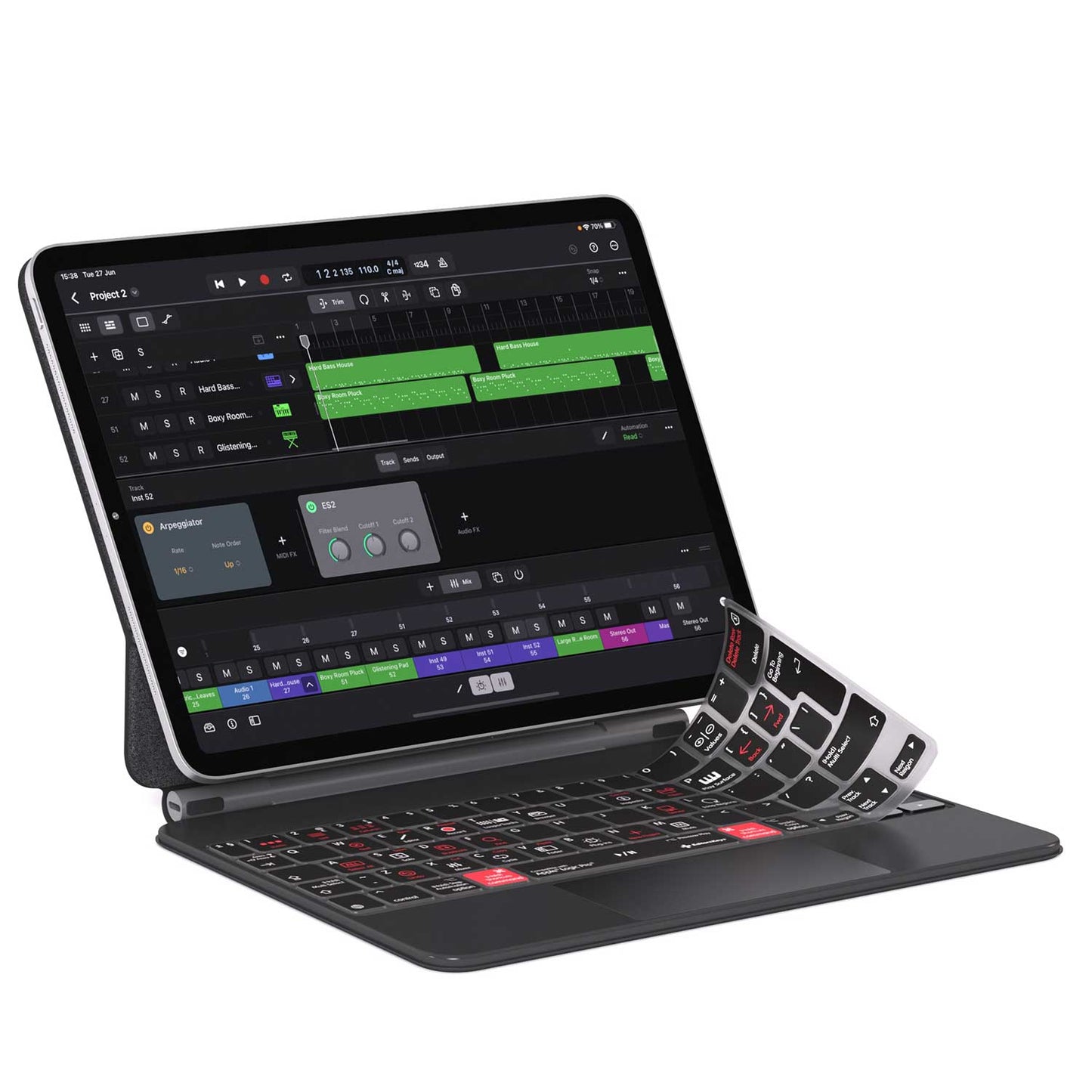 Logic Pro Keyboard Cover for iPad Magic Case