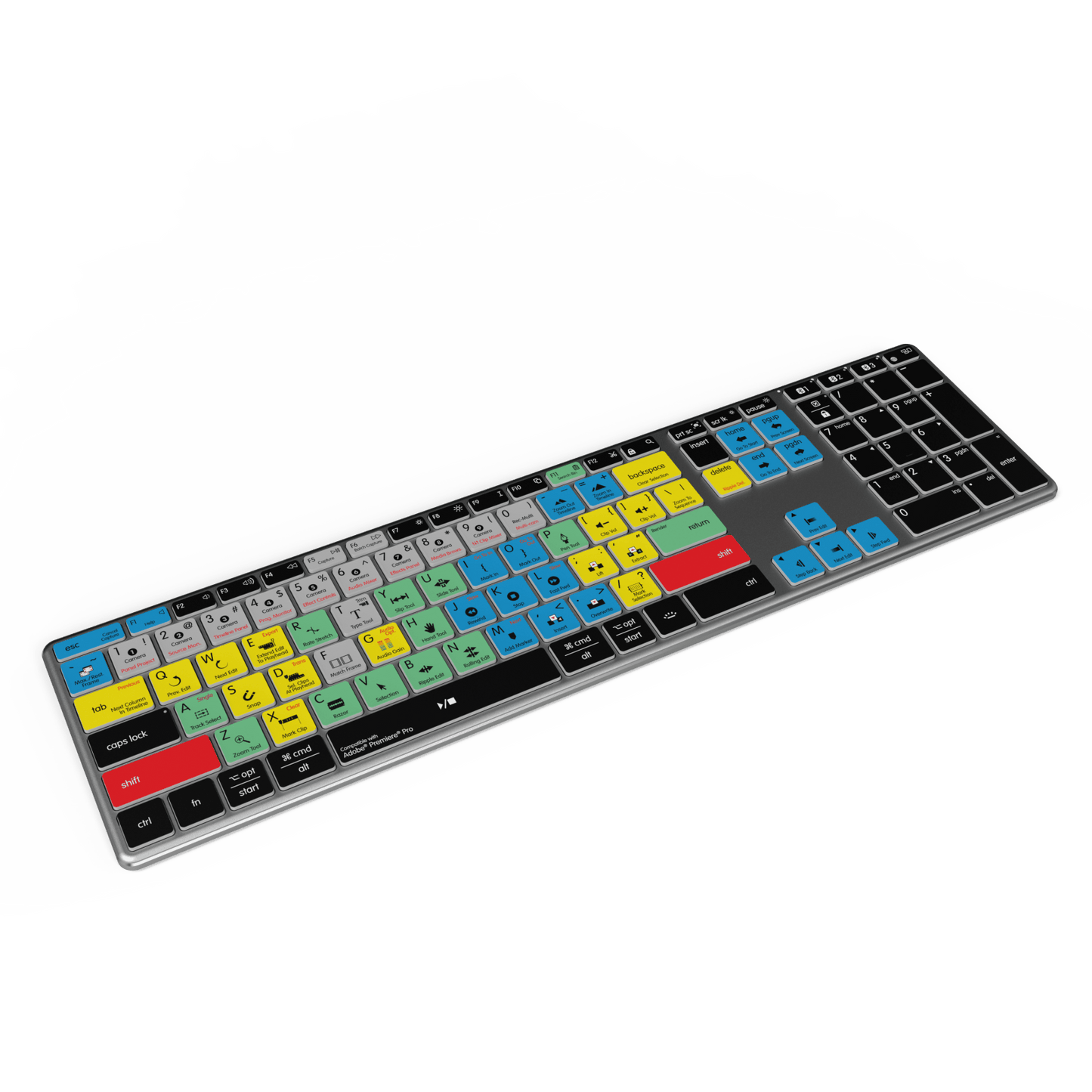 NEW Adobe Premiere Pro Keyboard | Backlit & Wireless | Mac and PC