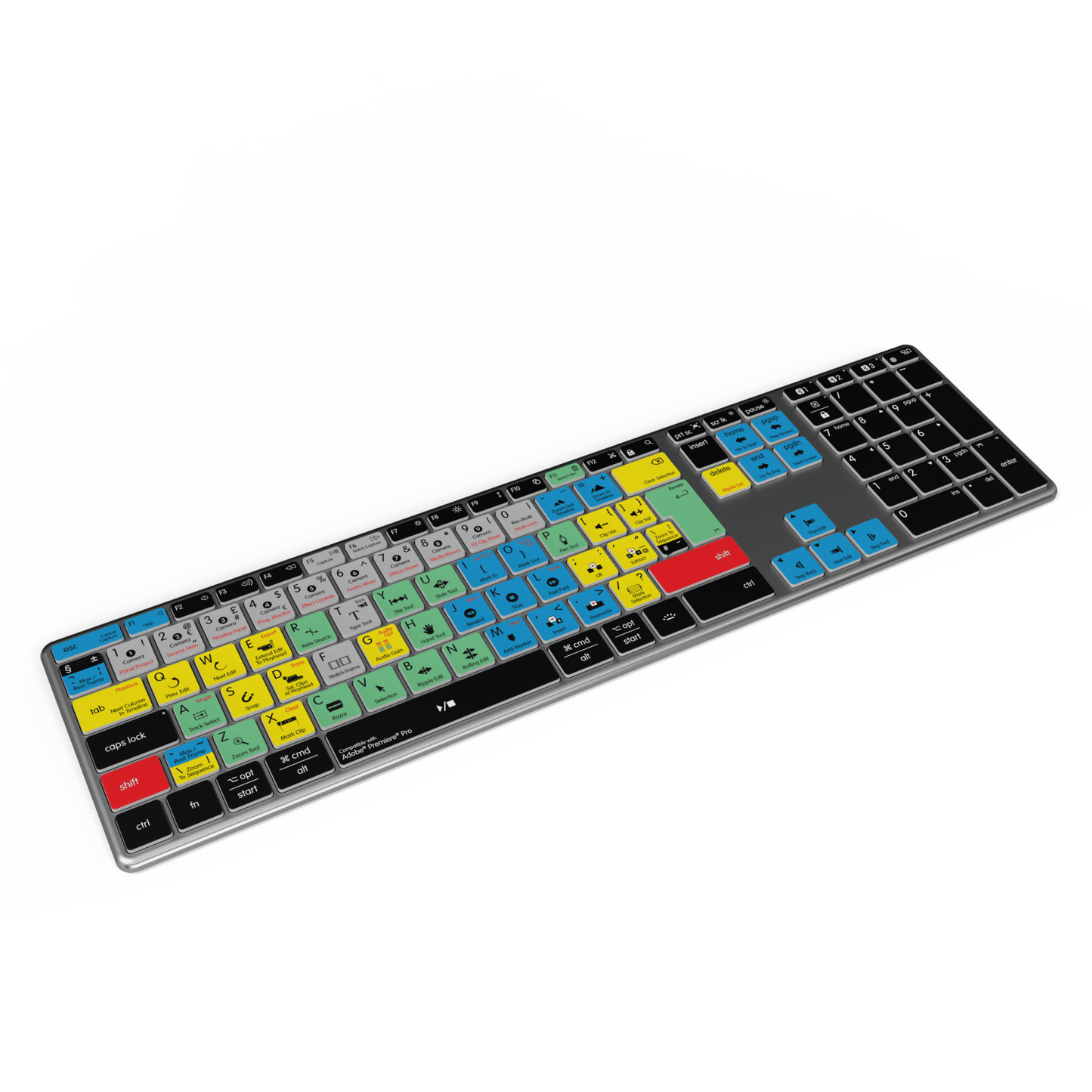 NEW Adobe Premiere Pro Keyboard | Backlit & Wireless | Mac and PC