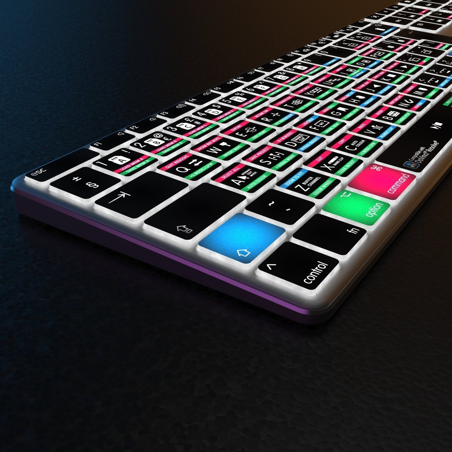 NEW Davinci Resolve Keyboard | Backlit & Wireless | Mac and PC