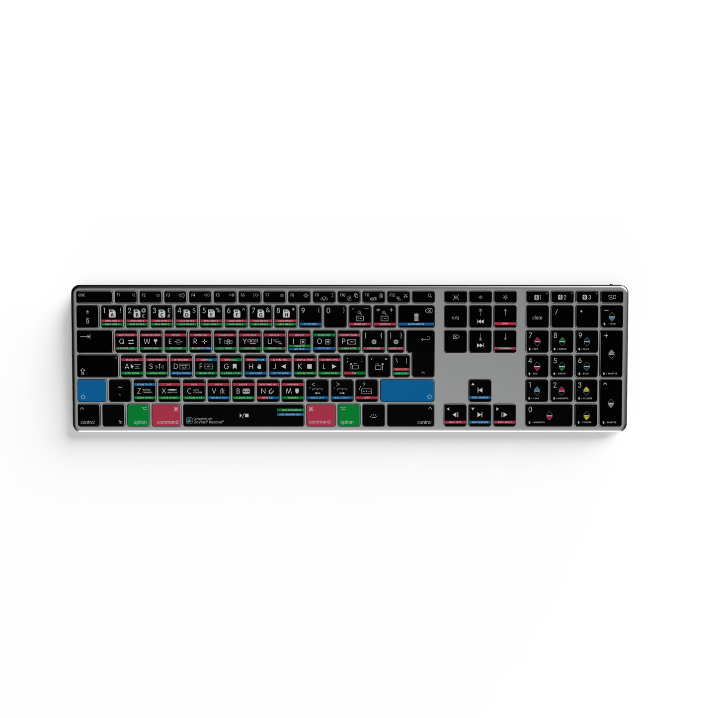 NEW Davinci Resolve Keyboard | Backlit & Wireless | Mac and PC