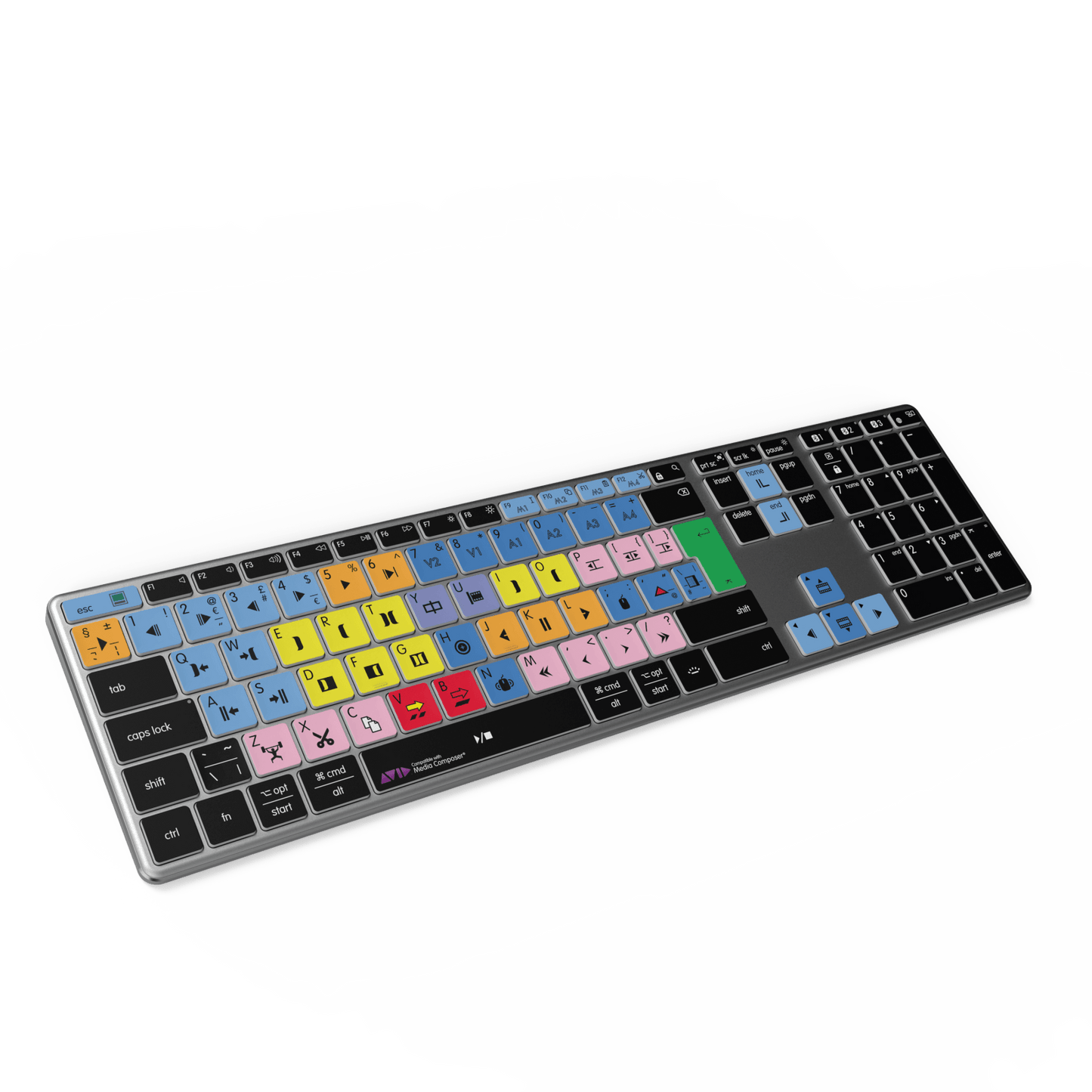 NEW Media Composer Keyboard | Backlit & Wireless | Mac and PC