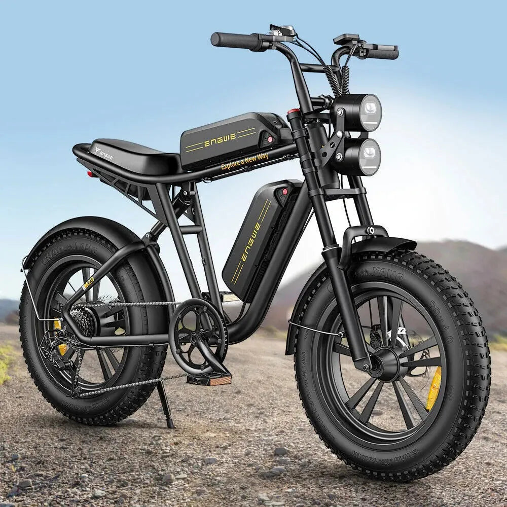 ENGWE M20 – 150KM Range E-Bike, Dual Suspension, 25 km/h (Dual Battery)