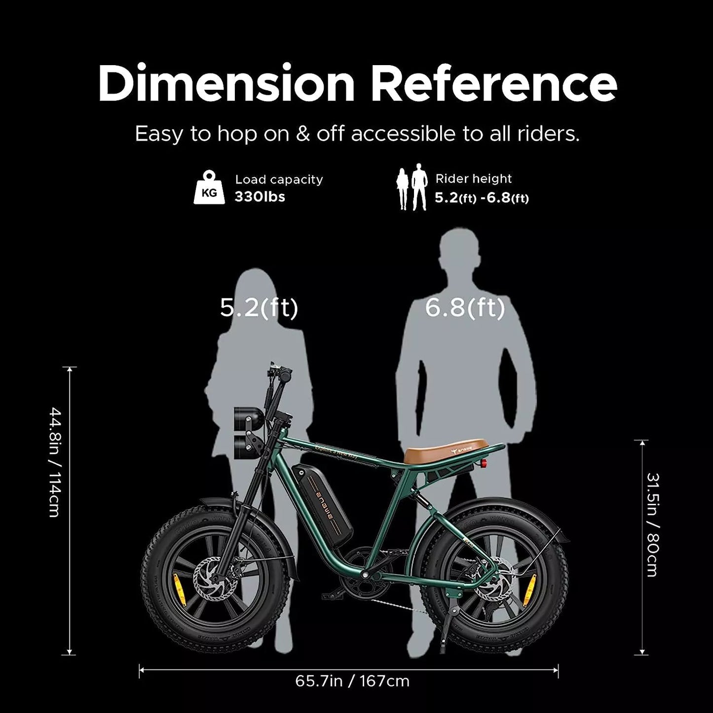 ENGWE M20 – 150KM Range E-Bike, Dual Suspension, 25 km/h (Dual Battery)